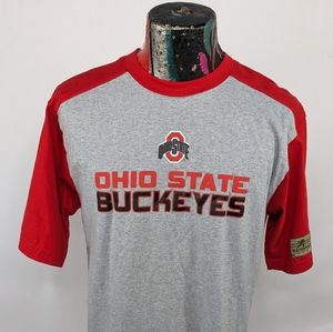 Ohio State Buckeyes T Shirt Authentic Retro Sport Heisman Reebok Men’s Small